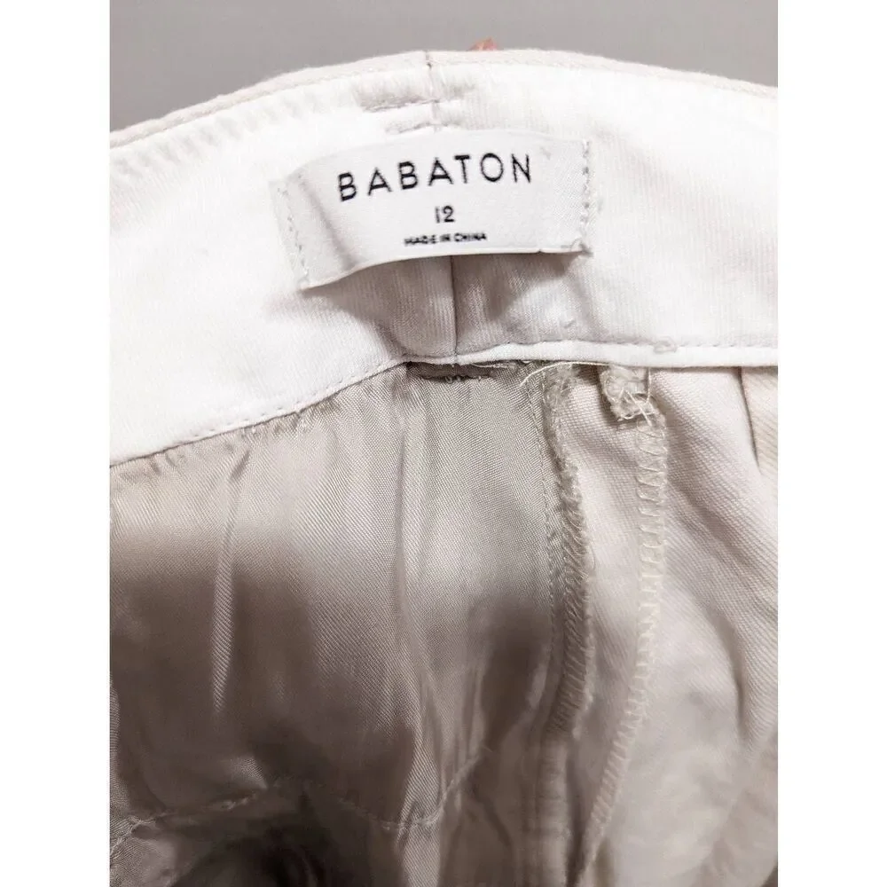 Aritzia babaton sadiki linen blend pants size 12